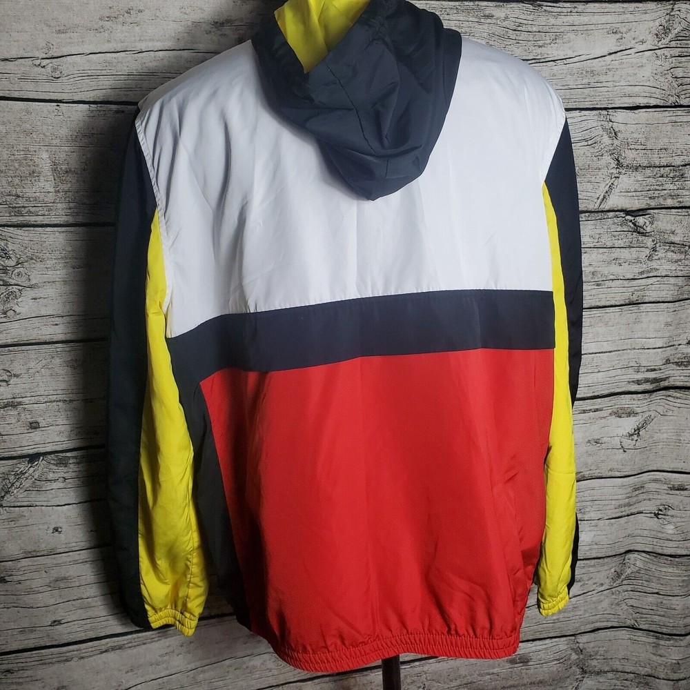 Forever 21 Colorblock Windbreaker Hoodie Size XL - Picture 5 of 9